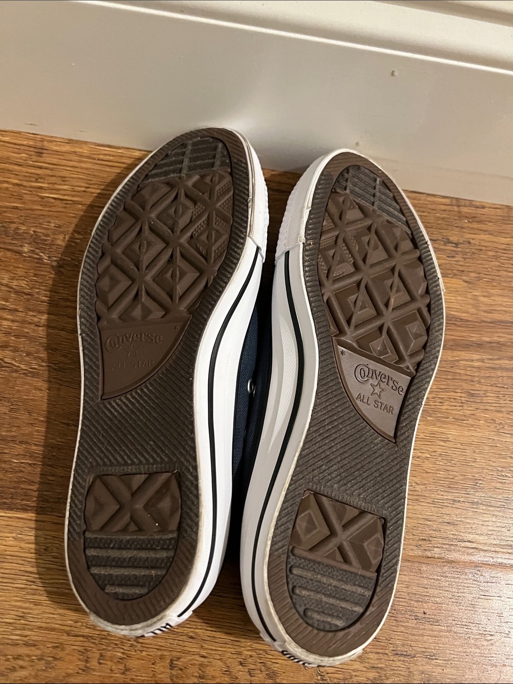 Converse All Star Low Top Sneakers - Blue  & White - Picture 7 of 8